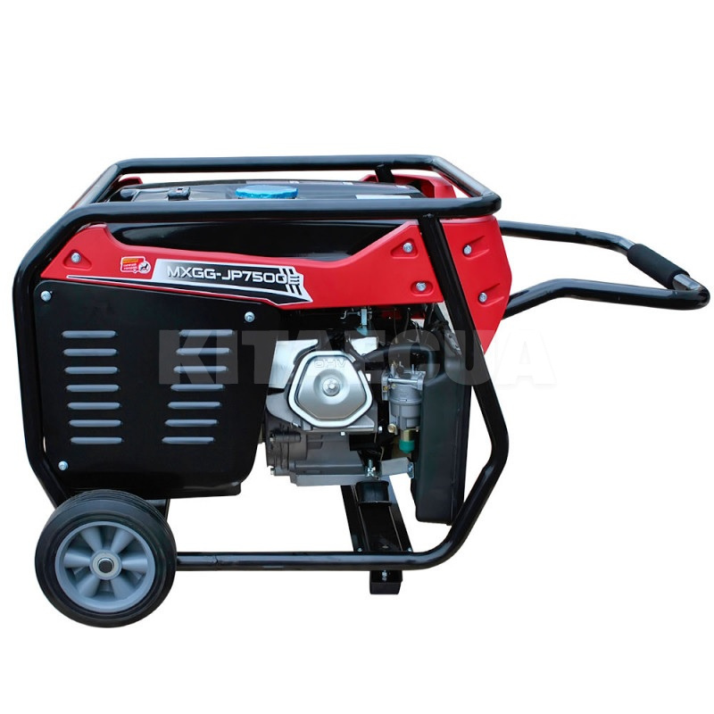 Генератор бензиновий 6.5кВт ручний та електричний запуск MAXION (MXGG-JP7500E) - 4
