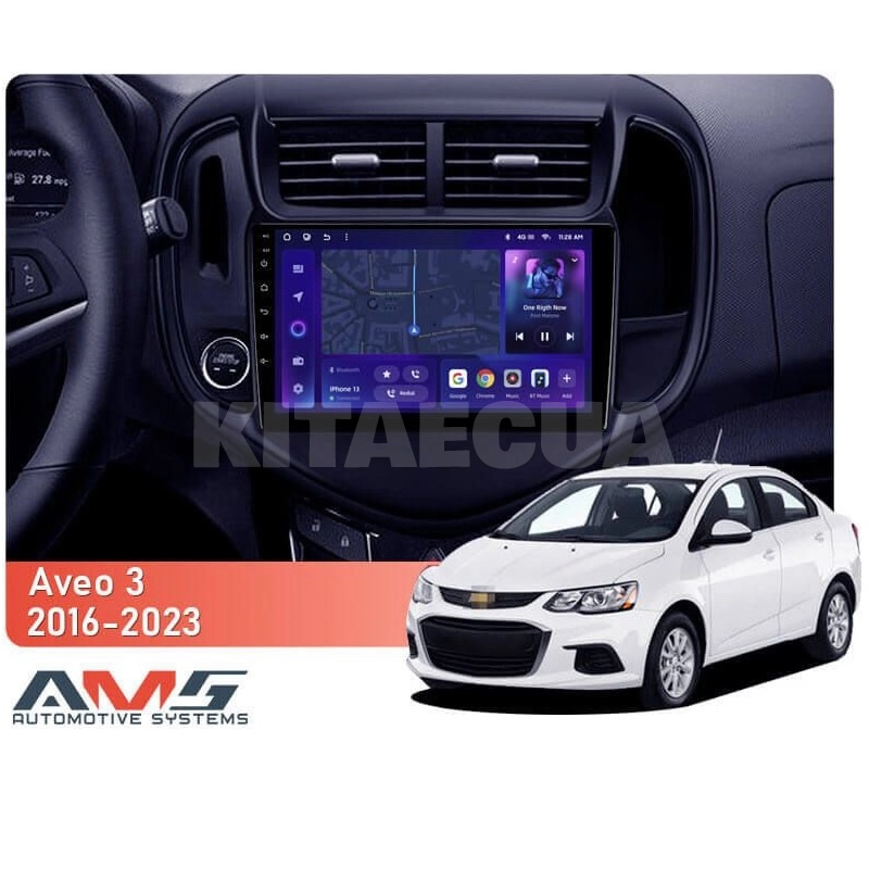 Штатная магнитола MOSS M3 4+32 ГБ 9" Chevrolet Aveo 3 2016-2023 AMS (49815) - 4