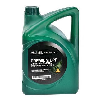 Масло моторное синтетическое 6л 5W-30 Premium DPF MOBIS