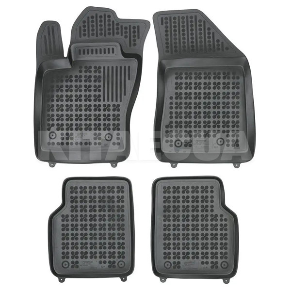 Резиновые коврики в салон Jeep Compass II (MP/552) (2017-н.в.) (4шт) 203108 REZAW-PLAST (30626)