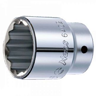 Головка торцевая 12-гранная 34 мм 3/4" HANS