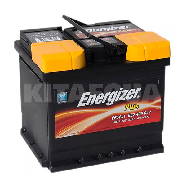 Акумулятор автомобільний 52Ач 470А "+" праворуч Energizer (552400047)