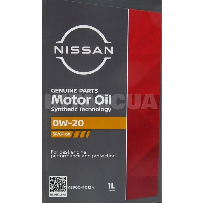Масло моторное синтетическое 1л 0W-20 Motor Oil SP/GF-6A NISSAN (KE90090134) - 3