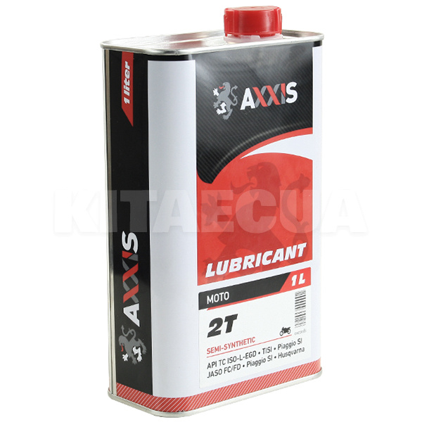 Масло моторное полусинтетическое 1л 10W-40 MOTO 2T AXXIS (AX-2055)