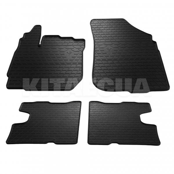 Резиновые коврики в салон Renault Duster (2015-2018) RN2 клипсы Stingray (1004044)
