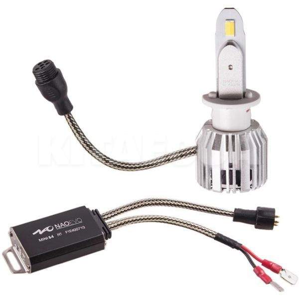 LED лампа для авто S4 H27 60W 6500K (комплект) NAOEVO (S4-H27) - 2