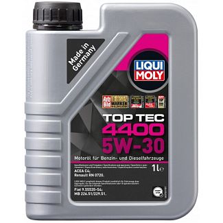 Масло моторное синтетическое 1л 5W-30 Top TEC 4400 LIQUI MOLY