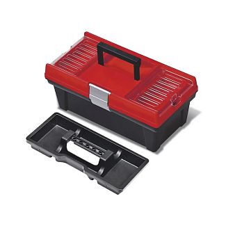 Ящик для інструментів 12" 312х167х130 мм Stuff Carbo SP Alu red HAISSER