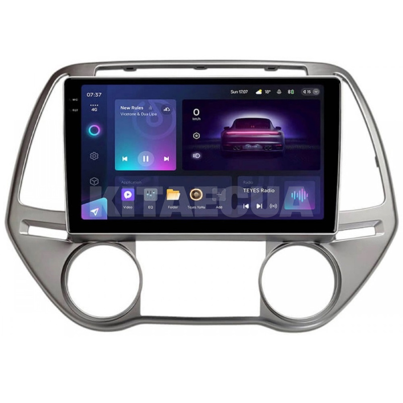Штатная магнитола CC3 4+64 Gb 9" Hyundai i20 2012+ AT AC Sliver 2k Teyes (58029)