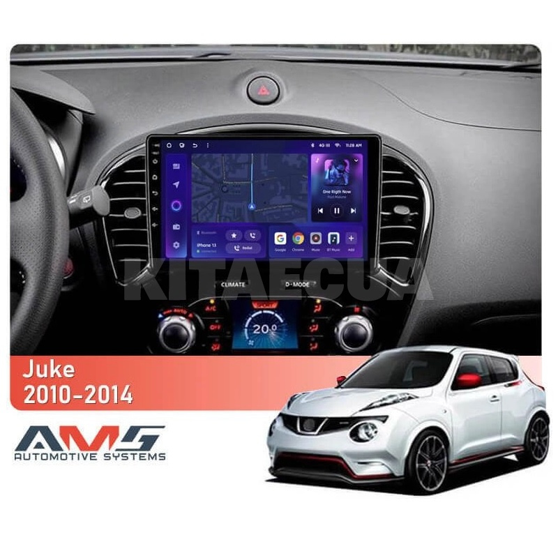 Штатна магнітола MOSS M3 4+32 ГБ 9" Nissan Juke 2010-2014 AMS (50568) - 2