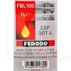 Тормозная жидкость 1л DOT4 FERODO (FE FBL100)