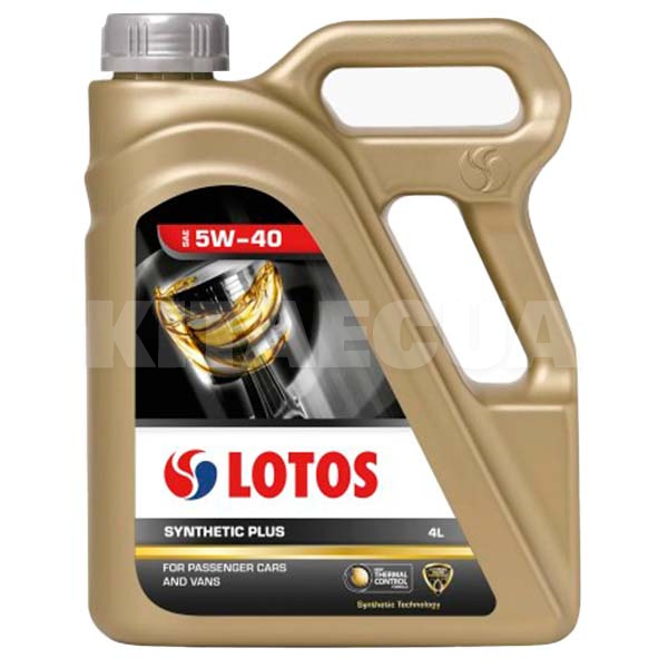 Масло моторное синтетическое 4л 5W-40 SYNTHETIC PLUS LOTOS (WF-K402Y00-0H0)