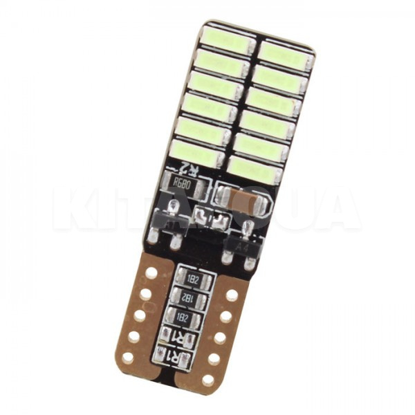 LED лампа для авто T10 W5W 12V обманка+драйвер blue AllLight (T10-24-4014-IB)