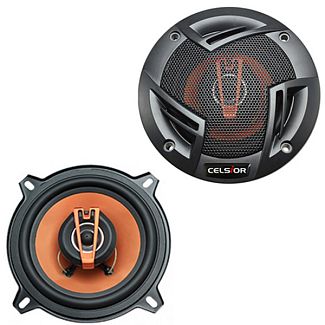 Динамики коаксиальные 2-х полосные 5.25" (13 см) 120 Вт серые (2 шт) Celsior