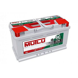 Аккумулятор автомобильный 95Ач 850А "+" справа Mutlu