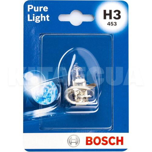 Галогенная лампа H3 12V 55W Pure Light блистер Bosch (BO 1987301006) - 3