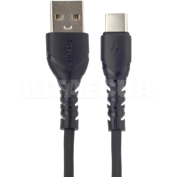 Кабель USB Type-C 3А PD-B47a 1м чорний Proda (PD-B47a-BK)