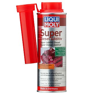 Присадка в дизельное топливо 250мл SUPER DIESEL ADDITIV LIQUI MOLY