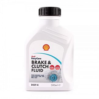 Тормозная жидкость Shell Brake&Cloutch DOT-4 ESL, 0,5л SHELL
