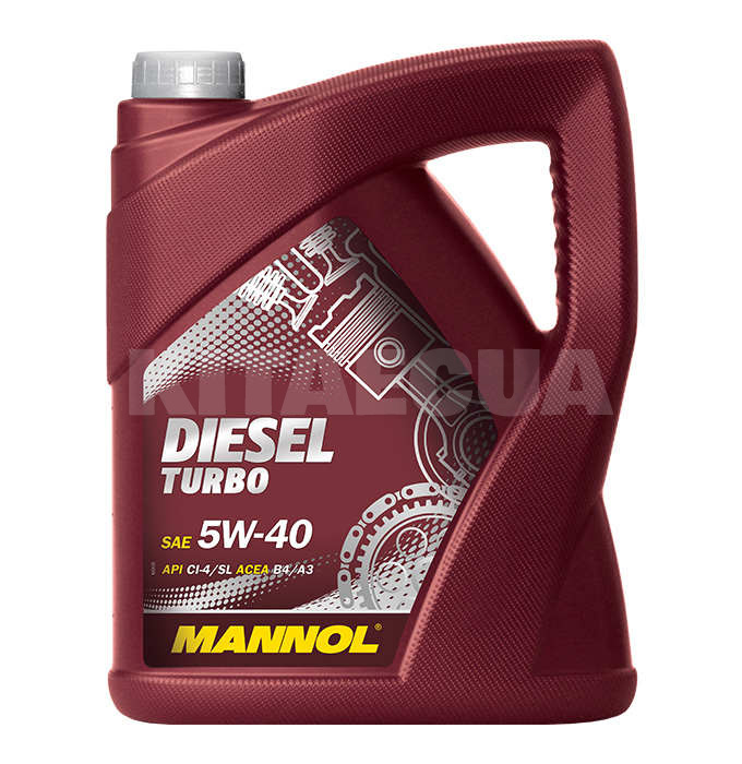 Масло моторне синтетичне 5л 5W-40 Diesel Turbo Mannol (MN7904-5) - 2