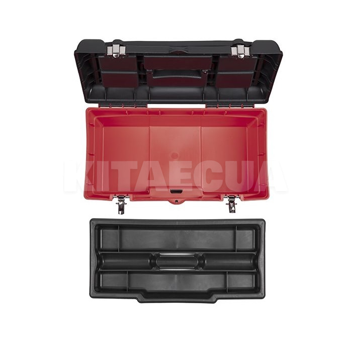 Ящик для инструментов с металлическими замками 19" 483х242х240 мм Intertool (BX-1119) - 3