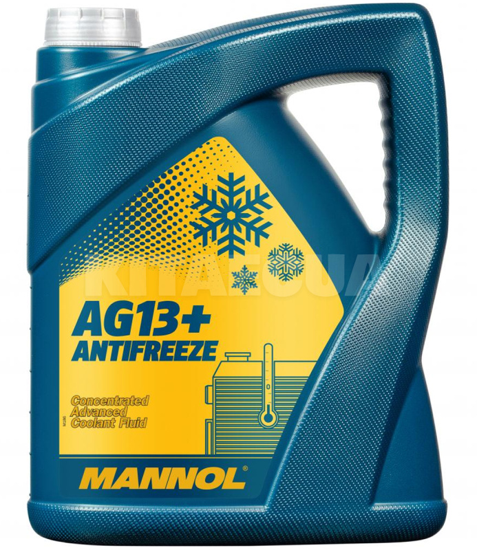 Антифриз-концентрат желтый 5л AG13+ -80°C Advanced Mannol (MN4114-5)