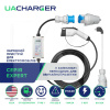Зарядка для электромобиля 7.4 кВт 32А 1-фаза Type 1 (американское авто) 8м EXPERT UACHARGER (CHC-EX120711-21-8)