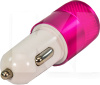 Автомобильное зарядное устройство 2 USB 2.1A Pink/White CC-200 XoKo (CC-200-PNWH-XoKo)