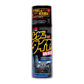 Полироль для пластика 420 мл Leather and Tire Wax SOFT99