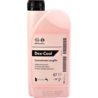 Антифриз-концентрат красный 1л G12 -38ºС Dex Cool Longlife GM