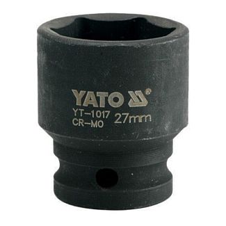 Головка торцевая ударна 6-гранная 27мм 1/2" 43мм YATO