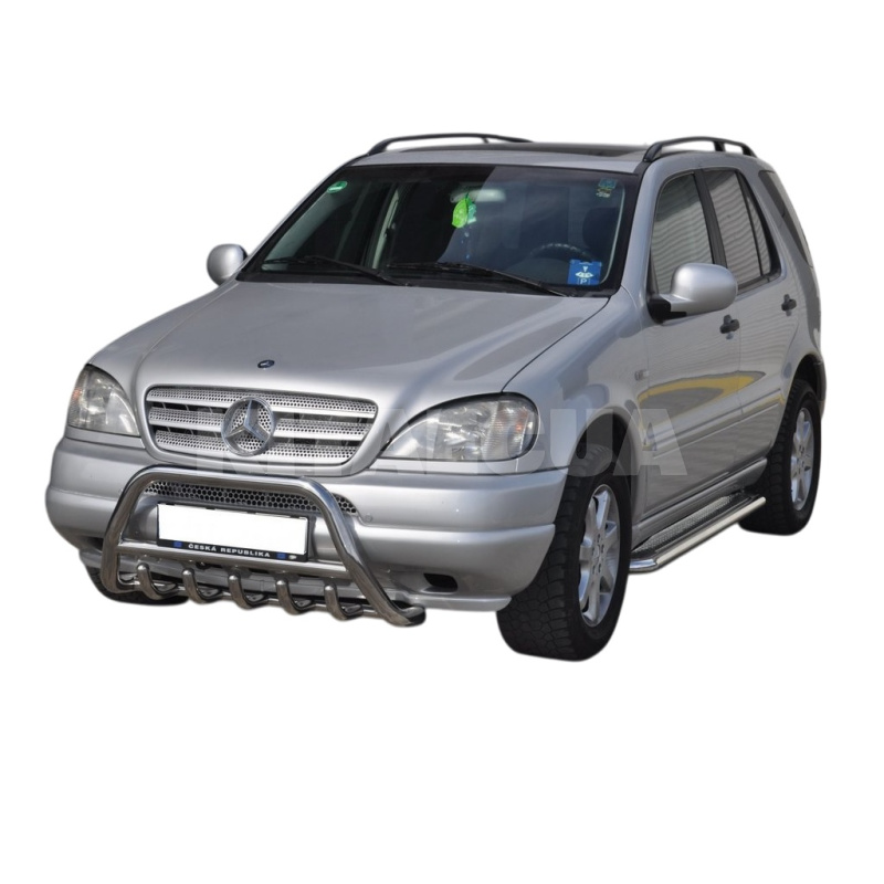 Кенгурятник Mercedes ML W163 нержавеющая сталь CAN (dug829356) - 5