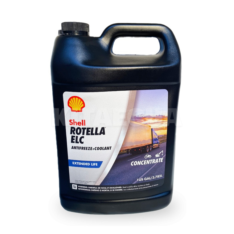 Антифриз-концентрат синий 3.785л -74°C ROTELLA ELC SHELL (9404106021)