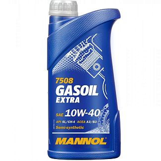 Масло моторное полусинтетическое 1л 10W-40 Gasoil Extra Mannol