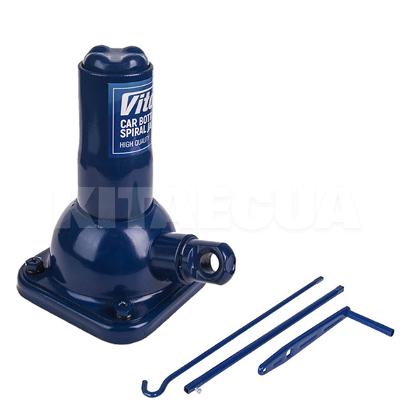 Домкрат механический бутылочный до 2т (180мм-385мм) телескопический VITOL (DM-3852T-VITOL) - 7