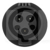 Переходник 7.4 кВт 32А 1-фаза Тype 1 (cтанция) - Type 2 (авто) OLINK (АС Адаптер Type 1 - Type 2)