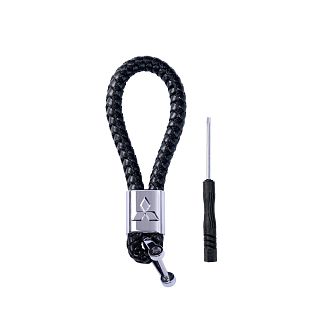 Брелок для ключей плетеный Mitsubishi 