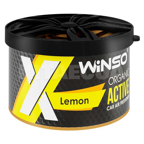 Ароматизатор "лимон" 40г Organic X Active Lemon Winso (533680-Winso)