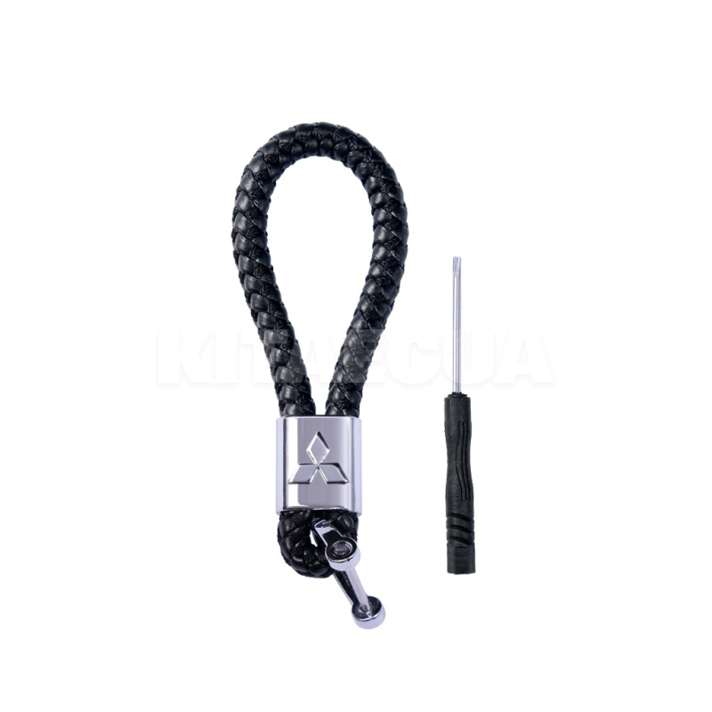 Брелок для ключей плетеный Mitsubishi (00000050556)