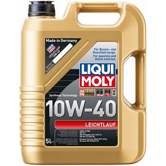 Масло моторное полусинтетическое 5л 10W-40 Leichtlauf LIQUI MOLY