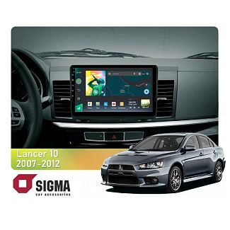 Штатная магнитола X10232 2+32 Gb 10" Mitsubishi Lancer 10 CY 2007-2012 (A) SIGMA4car