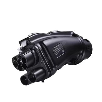 Переходник 250 кВт 250А CCS2 (станция) - GB/T DC (китайское авто) WUFEN