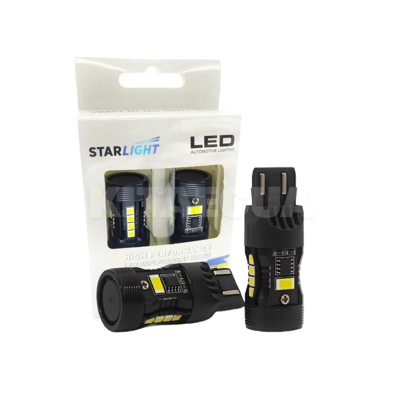 LED лампа для авто SL-CB7 W21W 28W 6000K белая (компл.) StarLight (00-00020796)