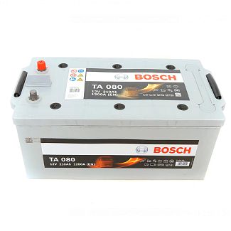 Аккумулятор автомобильный TA 080 210Ач 1200А "+" слева BOSCH