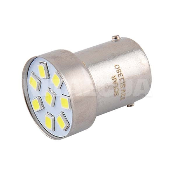 LED лампа для авто P21w BA15s S25 1156 6500K 2шт. Solar (SL1380) - 2