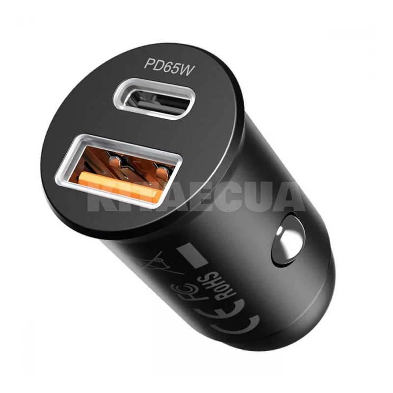 Автомобильное зарядное устройство 65W USB+Type-C Tiny Power Pro PROOVE (488570001) - 5