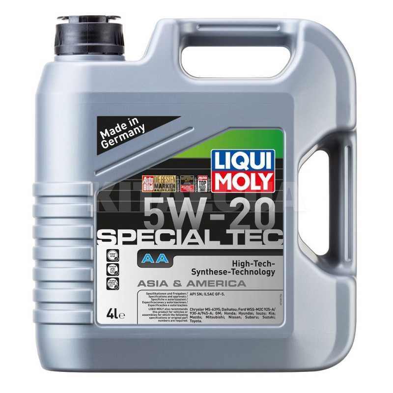 Масло моторне синтетичне 4л 5W-20 SPECIAL TEC АA LIQUI MOLY (7658)