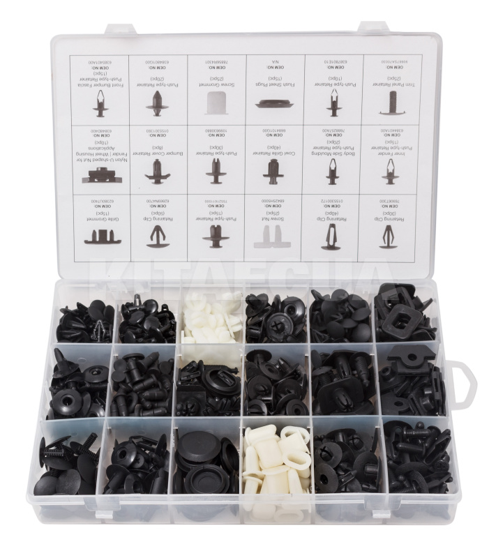 Набор клипс 408 предметов (NISSAN) Forsage (F-01Z0226)