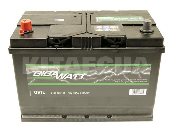 Акумулятор автомобільний 91Ач 740А "+" зліва GIGAWATT (GW 0185759101)