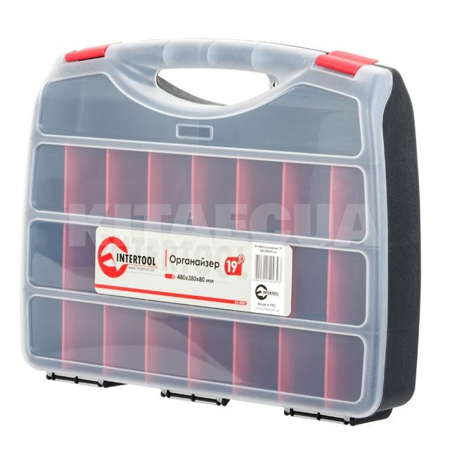 Органайзер на 24 ячейки 19" 480x380x80мм Intertool (BX-4003) - 4